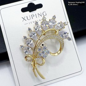 Брошка Xuping 0010 (14K, 5,0 см.)