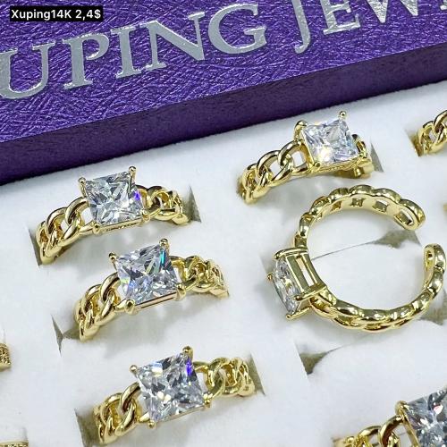 КОЛЬЦО XUPING 0214 (14K) Розмір регулюється